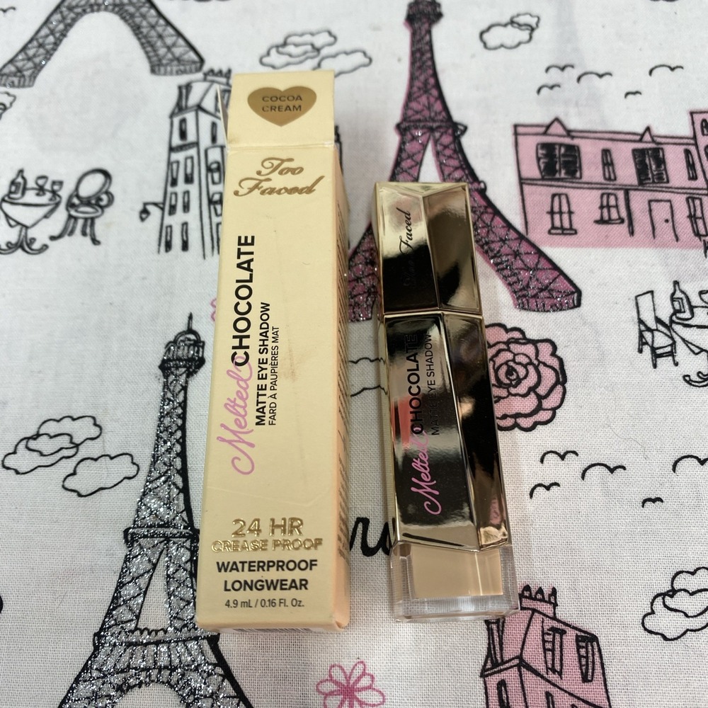 TOO FACED Melted Chocolate Liquid Matte Eyeshadow Shade Coca Cream